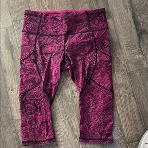 Lululemon Paisley Leggings, 10